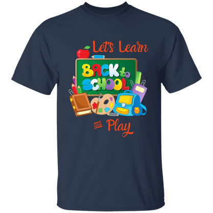 Back To School Lets Learn and Play Other Design Youth T-Shirt | Short Sleeve, T-Shirts, Youth