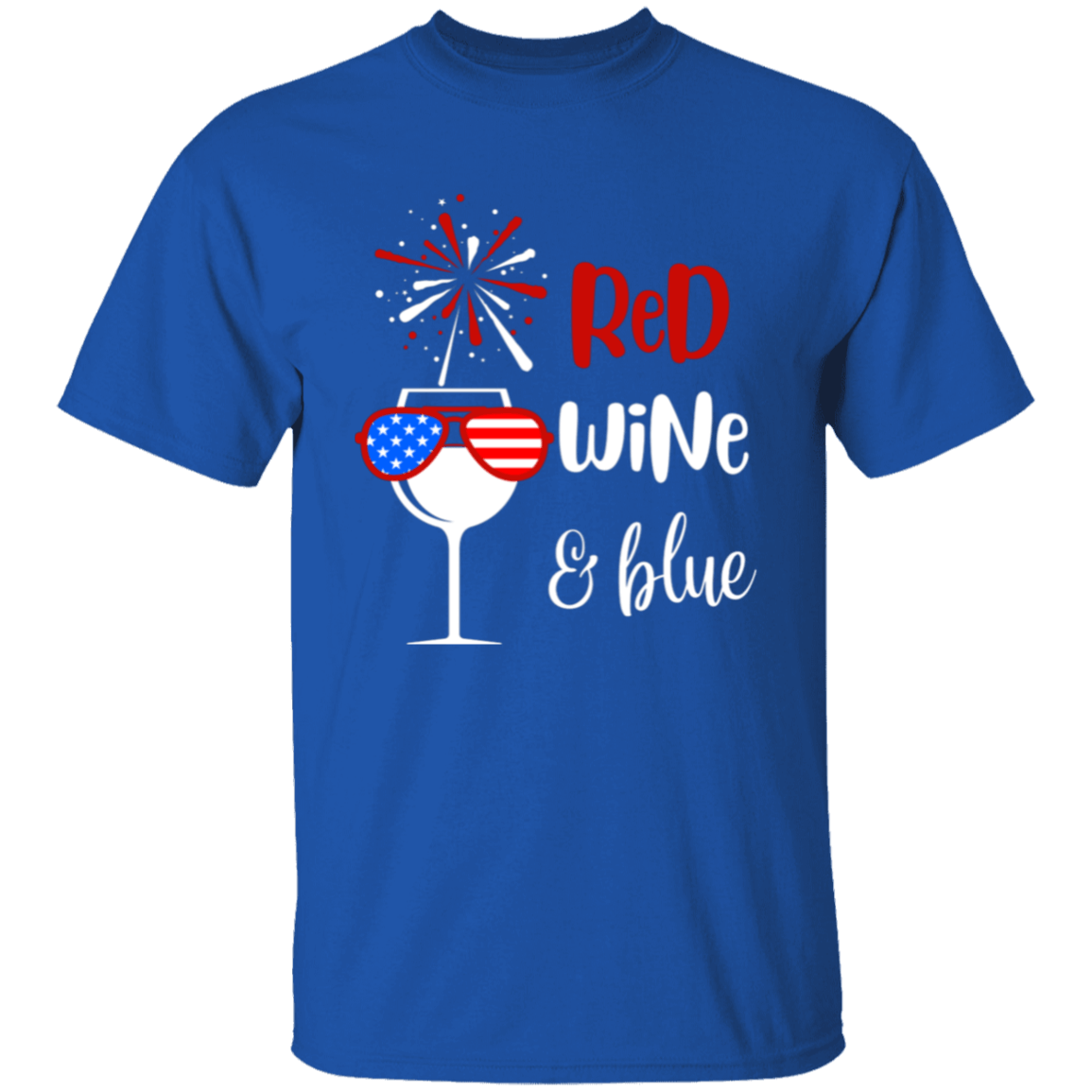 Red Wine & Blue T-Shirt | 4th of July