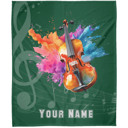 Personalized Violin-Viola Blanket