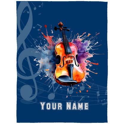 Personalized Violin-Viola Blanket