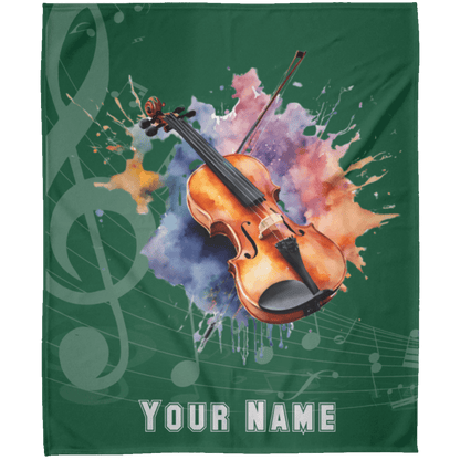 Personalized Violin-Viola Blanket