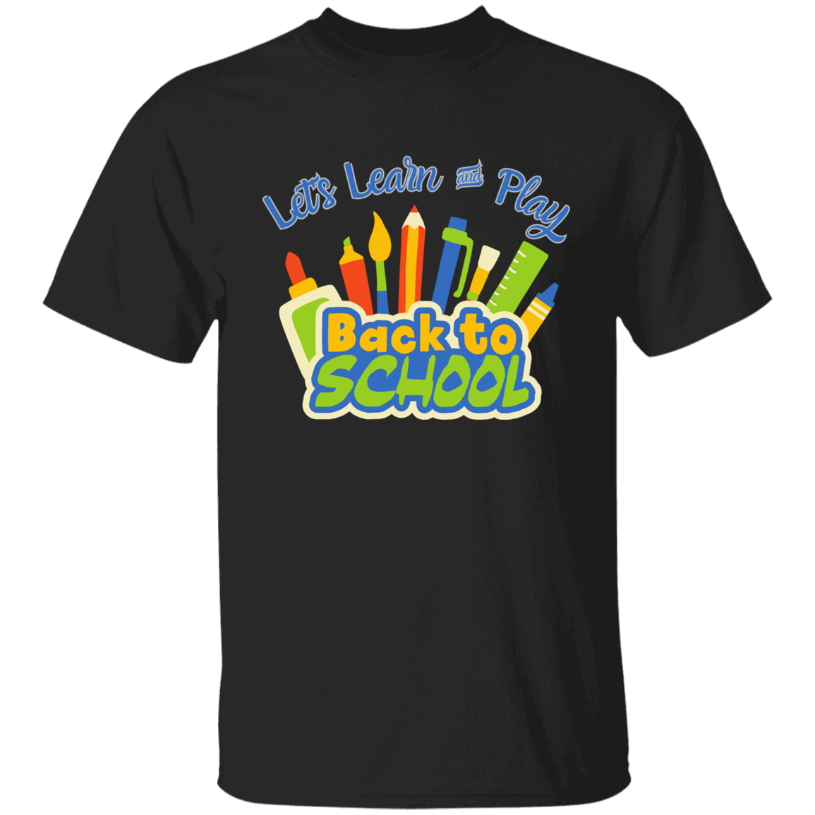 Back To School Lets Learn and Play Youth T-Shirt |