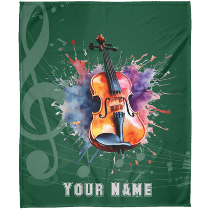 Personalized Violin-Viola Blanket