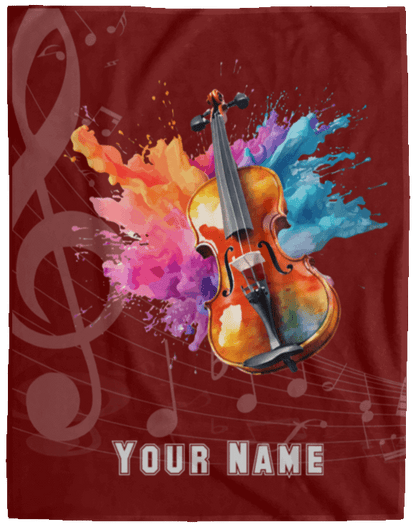 Personalized Violin-Viola Blanket