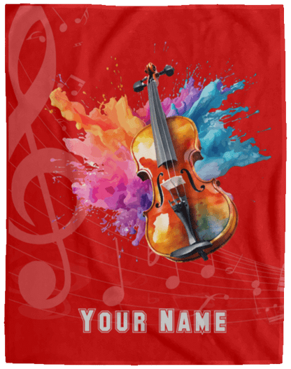 Personalized Violin-Viola Blanket