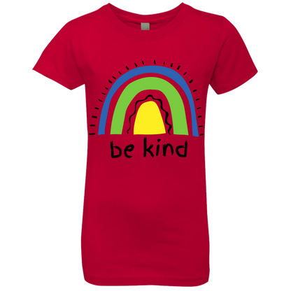 Rainbow Message Shirt Create Don't Hate Be Kind Dreamer | Girls' Princess T-Shirt |