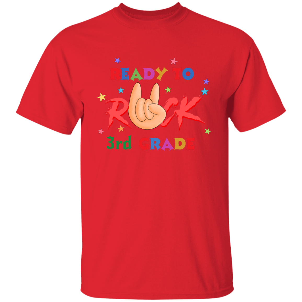 Ready To Rock Customized Personalized Grade Youth T-Shirt | Short Sleeve, T-Shirts, Youth