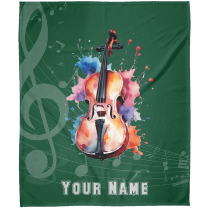 Personalized Cello Blanket