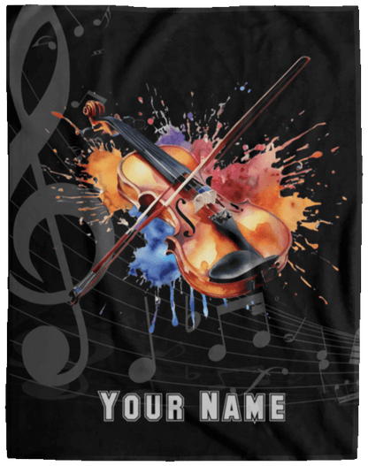 Personalized Violin-Viola Blanket