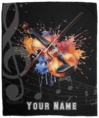 Personalized Violin-Viola Blanket