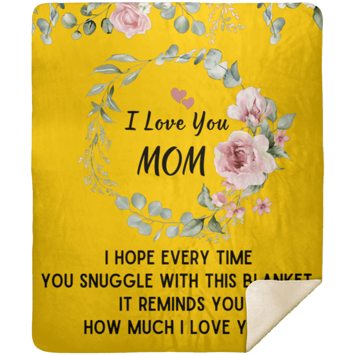 I Love You Mom Blanket | Best Gift for Mothers |