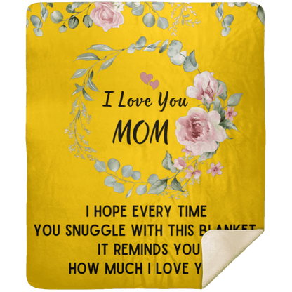 I Love You Mom Blanket | Best Gift for Mothers |