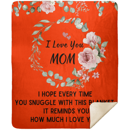 I Love You Mom Blanket | Best Gift for Mothers |