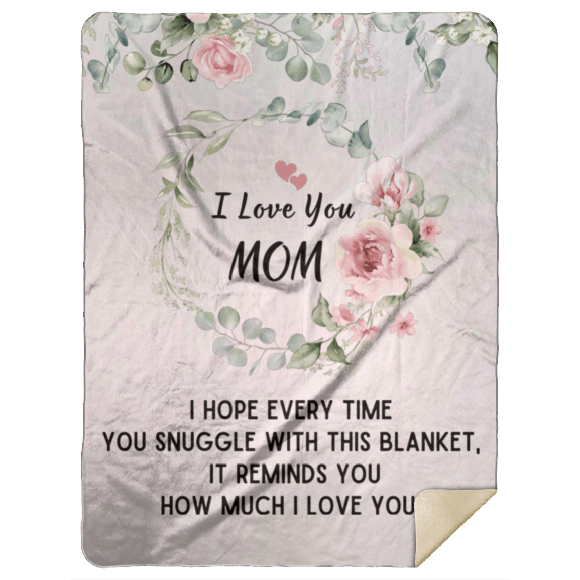 I Love You Mom Blanket | Best Gift for Mothers |