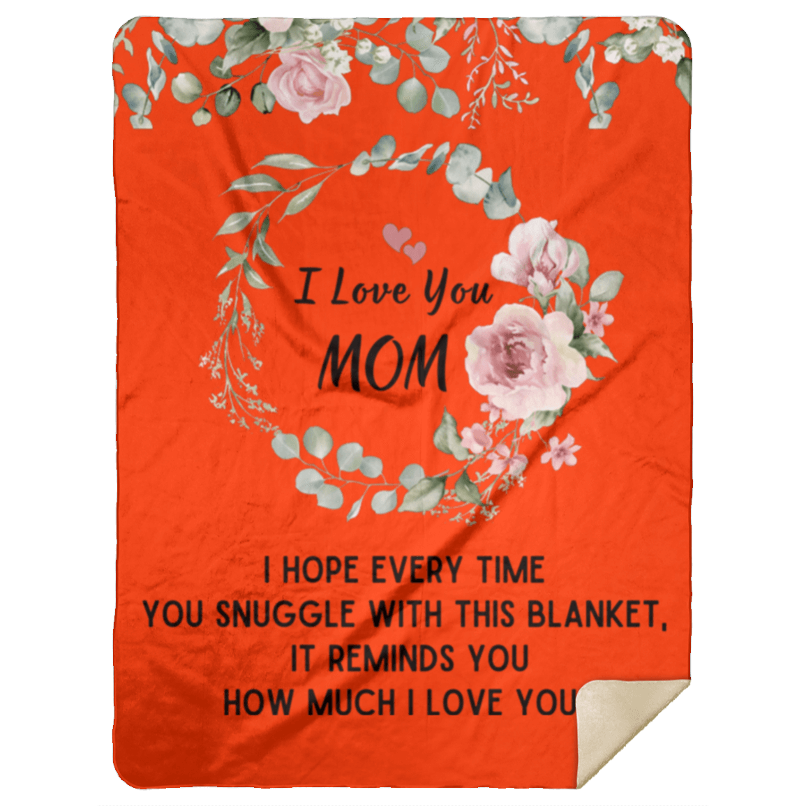 I Love You Mom Blanket | Best Gift for Mothers |