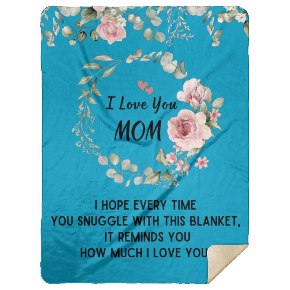 I Love You Mom Blanket | Best Gift for Mothers |