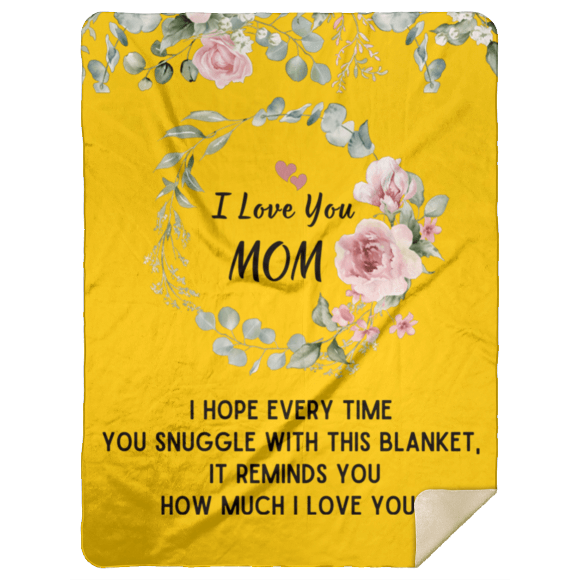 I Love You Mom Blanket | Best Gift for Mothers |