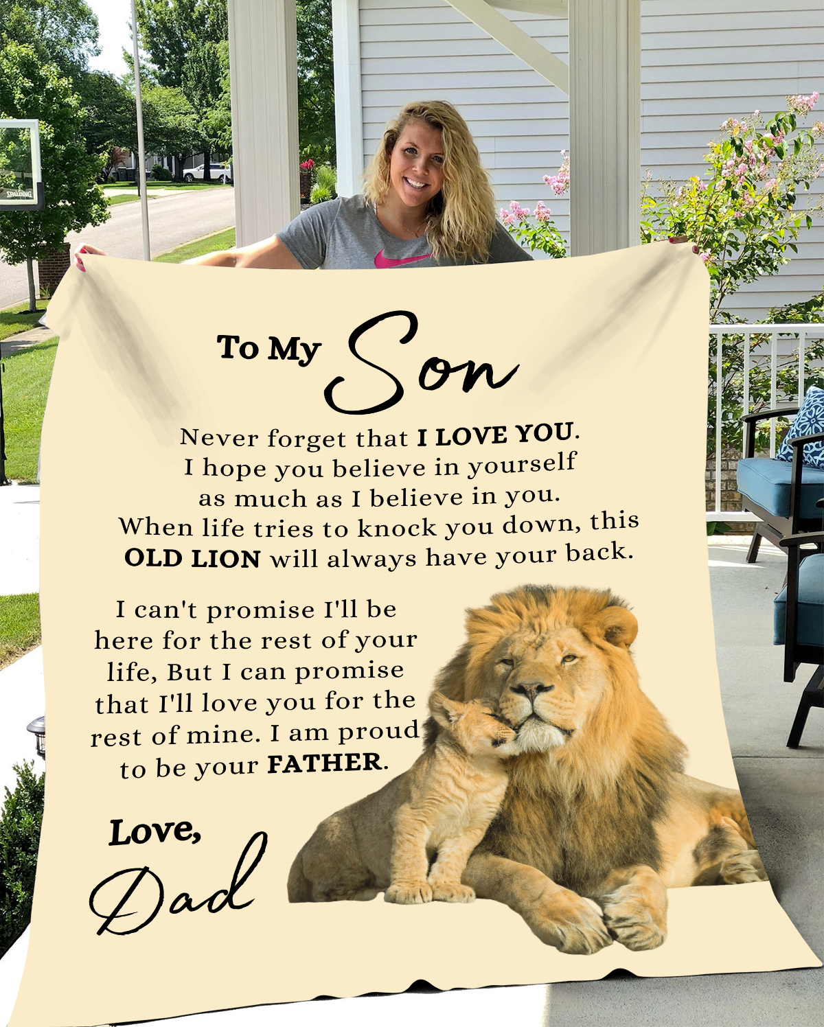 To My Son - Always Proud of You - Fleece Blanket |