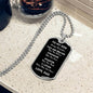 Son You Are Braver Dog Tag Necklace | Black | A1014T, A1014TG, G007T, G007TG, lx-G007, PT-133, TNM-1, USER-249647