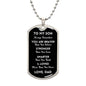 Son You Are Braver Dog Tag Necklace | Black | A1014T, A1014TG, G007T, G007TG, lx-G007, PT-133, TNM-1, USER-249647