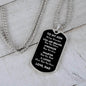 Son You Are Braver Dog Tag Necklace | Black | A1014T, A1014TG, G007T, G007TG, lx-G007, PT-133, TNM-1, USER-249647
