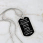 Son You Are Braver Dog Tag Necklace | Black | A1014T, A1014TG, G007T, G007TG, lx-G007, PT-133, TNM-1, USER-249647