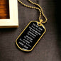 Son You Are Braver Dog Tag Necklace | Black | A1014T, A1014TG, G007T, G007TG, lx-G007, PT-133, TNM-1, USER-249647