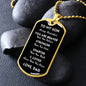 Son You Are Braver Dog Tag Necklace | Black | A1014T, A1014TG, G007T, G007TG, lx-G007, PT-133, TNM-1, USER-249647