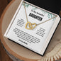 To My Daughter Interlocking Hearts Necklace | C30028T, C30028TG, lx-C30028, PB23-WOOD, PT-4382, TNM-1, USER-249647