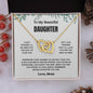 To My Daughter Interlocking Hearts Necklace | C30028T, C30028TG, lx-C30028, PB23-WOOD, PT-4382, TNM-1, USER-249647