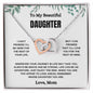 To My Daughter Interlocking Hearts Necklace | C30028T, C30028TG, lx-C30028, PB23-WOOD, PT-4382, TNM-1, USER-249647