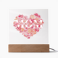 Mom We Love You Square Acrylic Plaque