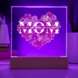 Mom We Love You Square Acrylic Plaque