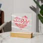 Mom We Love You Square Acrylic Plaque