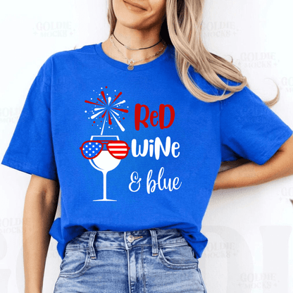 Red Wine & Blue T-Shirt | 4th of July