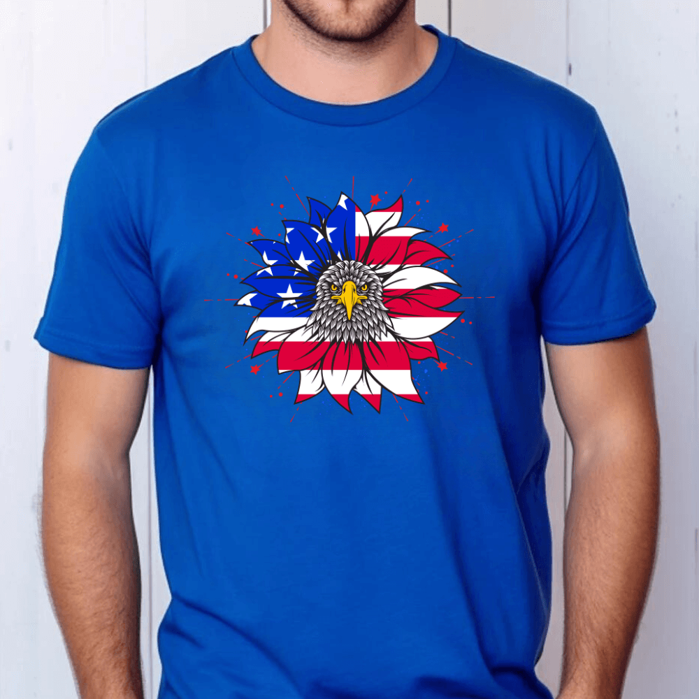 Patriotic Sunflower T-Shirt | 4th of July