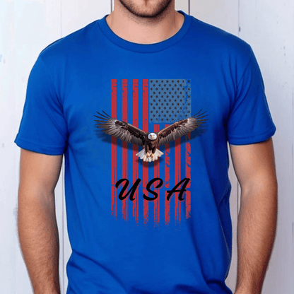 USA Flag Eagle T-Shirt | 4th of July