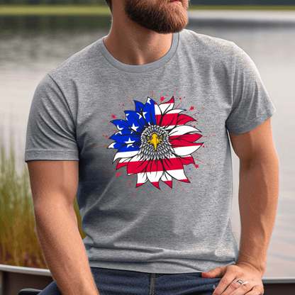 Patriotic Sunflower T-Shirt | 4th of July